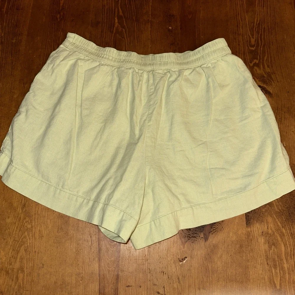 Abercrombie & Fitch Women's Linen Blend Shorts Size Large - Picture 4 of 4